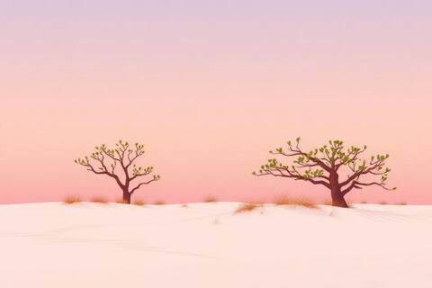 Alabama landscape illustration