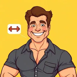 Arnold Schwarzenegger — The Reinvention Master illustrated avatar