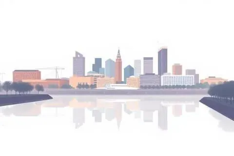 Columbus, OH skyline illustration
