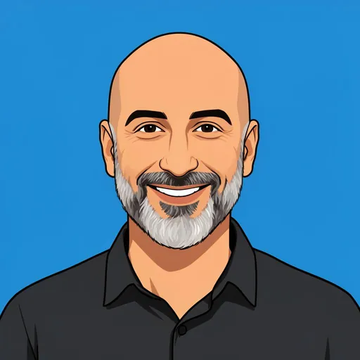 Dara Khosrowshahi — The Operator illustrated portrait