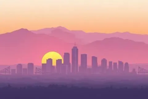 Denver, Colorado skyline