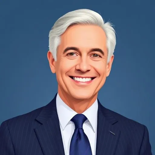 Jamie Dimon — The Banking Titan illustrated portrait