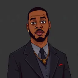 Jay-Z — The Catalogue King illustrated avatar