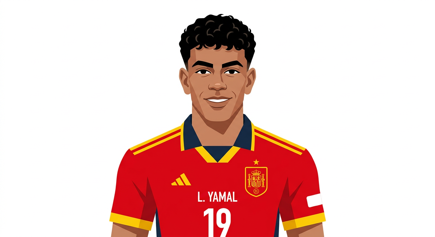 Lamine Yamal portrait