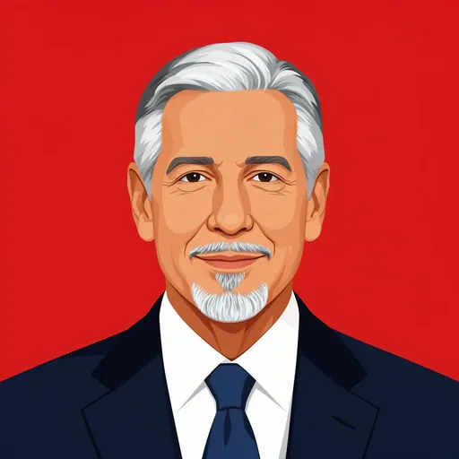 Larry Ellison — The Empire Builder illustrated portrait