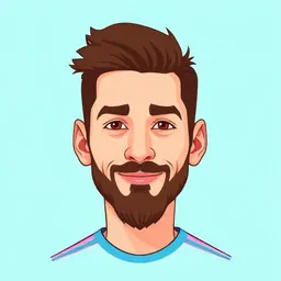 Lionel Messi — The Quiet Earner illustrated avatar