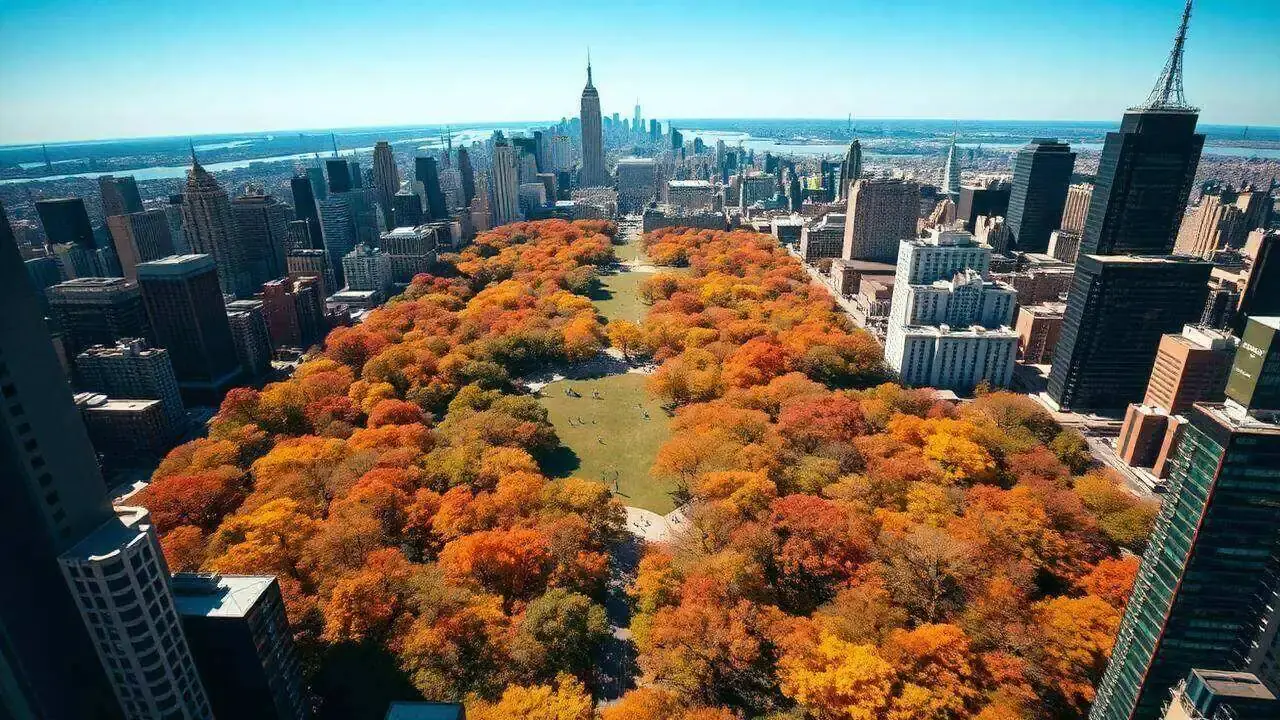 Central Park in autumn