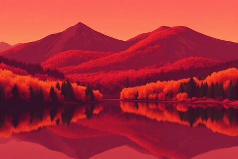 New York landscape illustration