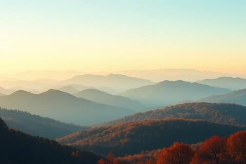 North Carolina landscape illustration