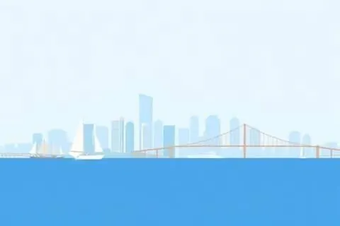 San Diego, CA skyline illustration