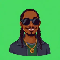Snoop Dogg — The Cool Investor illustrated avatar