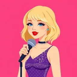 Taylor Swift — The Ownership Queen illustrated avatar