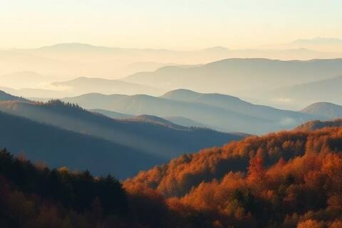 Tennessee landscape illustration