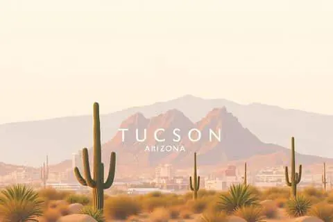 Tucson, AZ skyline illustration