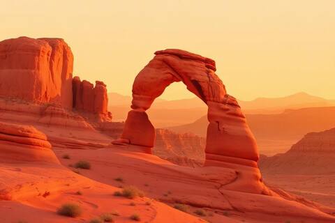 Utah landscape illustration