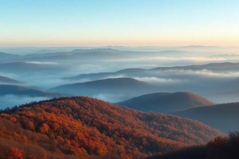 Virginia landscape illustration